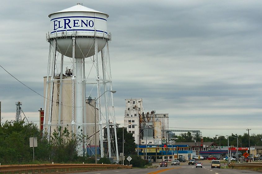 Downtown El Reno, Oklahoma.