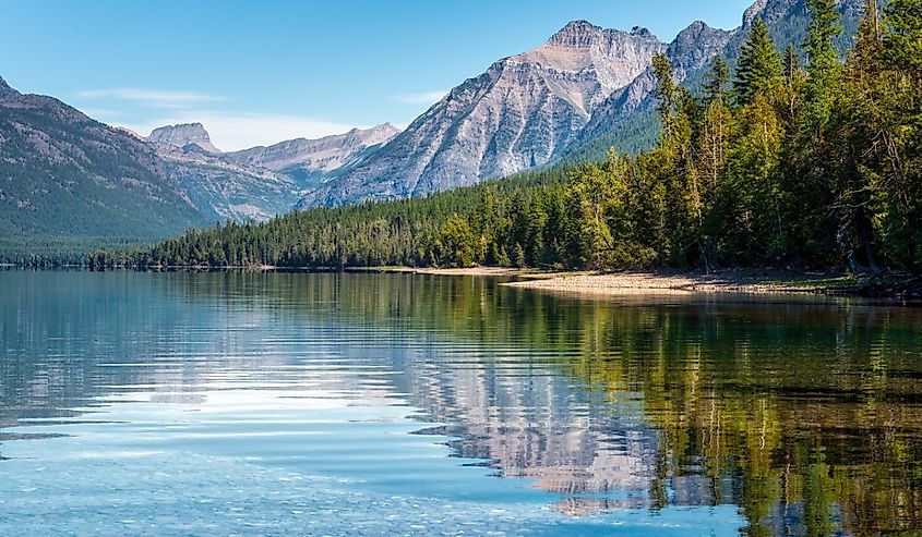 Lake McDonald in Glacier National Park.