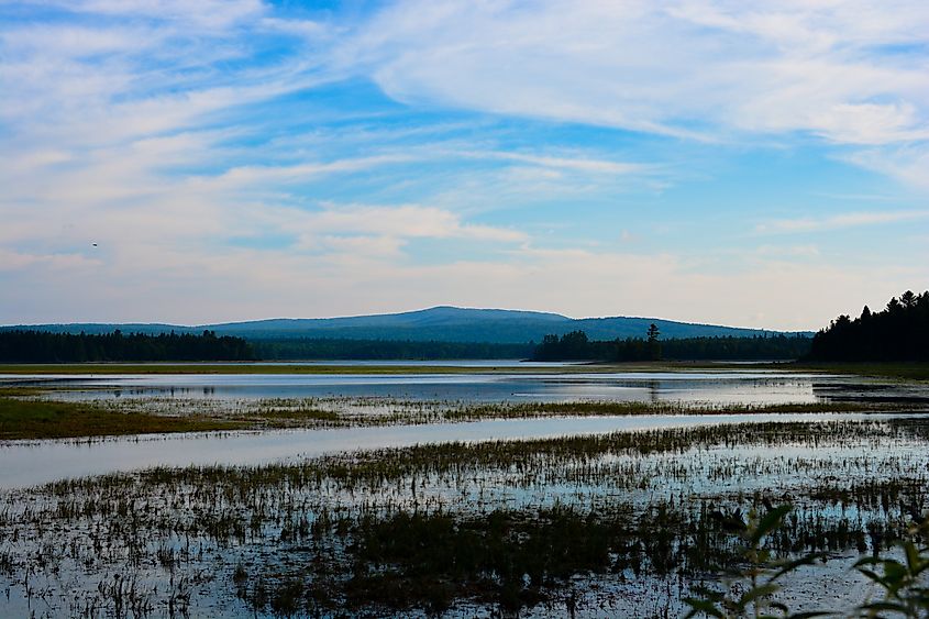 Beautiful Moosehead Lake located in Greenville, Maine 