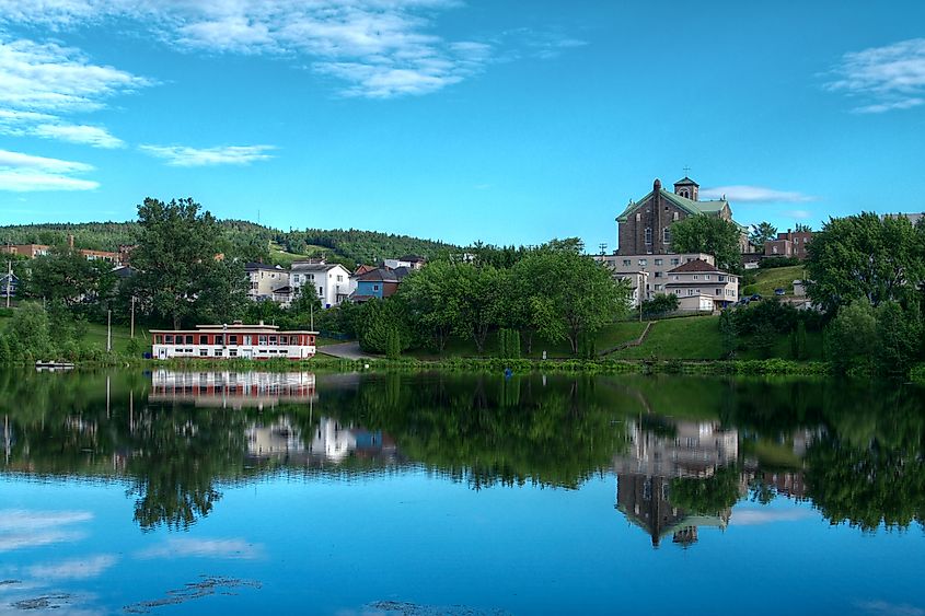 A view of La Tuque, Quebec, Canada