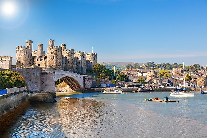 Famous Conwy Castle in Wales, United Kingdom. Image used under license from Shutterstock.com.