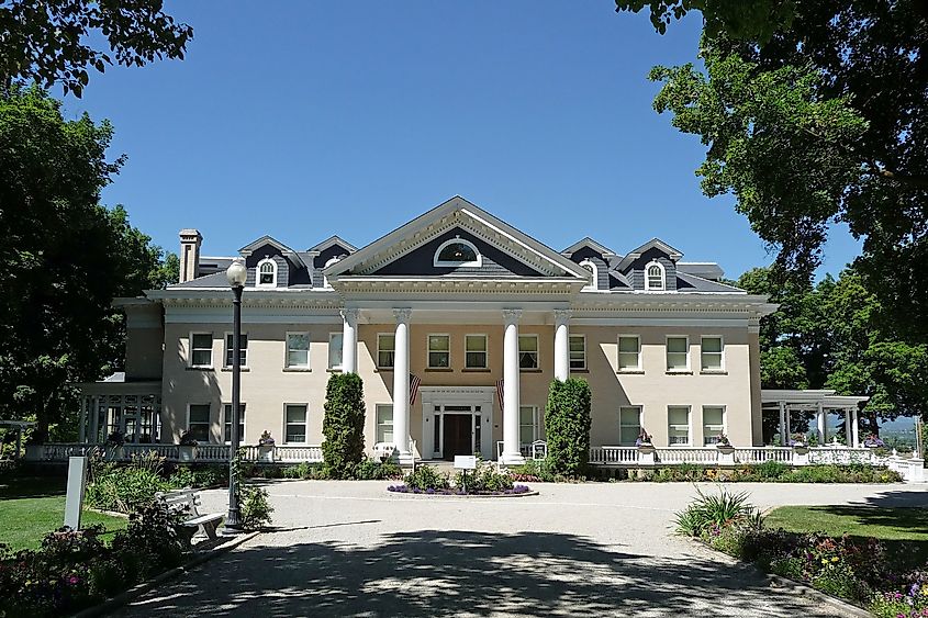 The Daly Mansion in Hamilton, Montana.