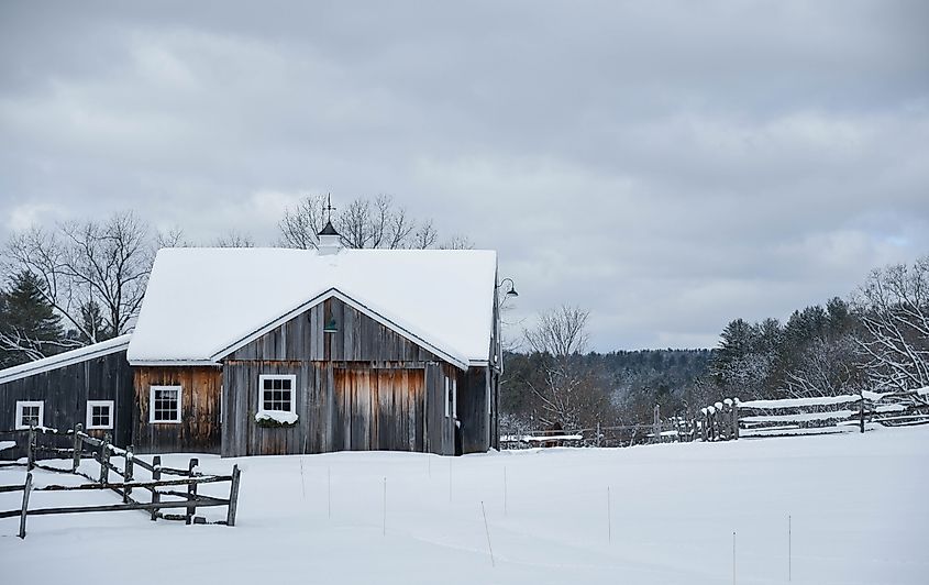 A barn in Amherst, New Hampshire.