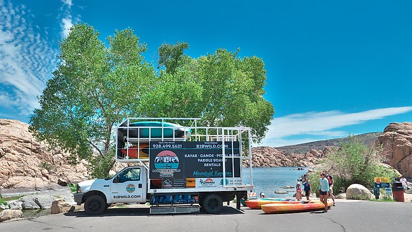 Watson Lake Park in Prescott, Arizona.