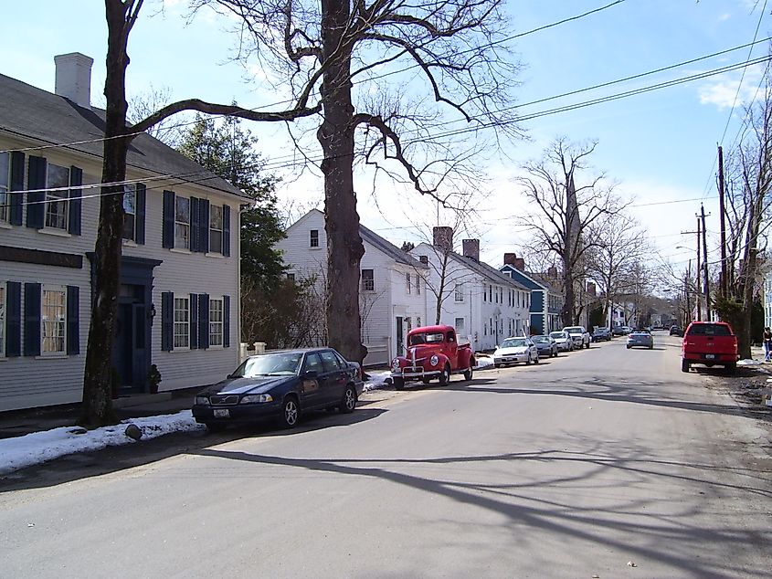 A scene from Wickford, Rhode Island.