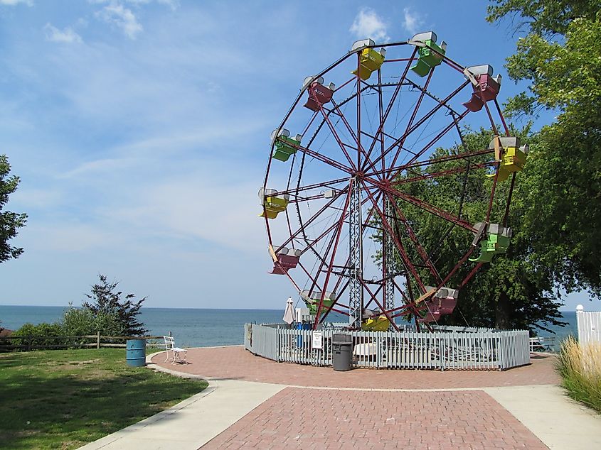 Ferris wheel in Geneva-On-The-Lake, Ohio.