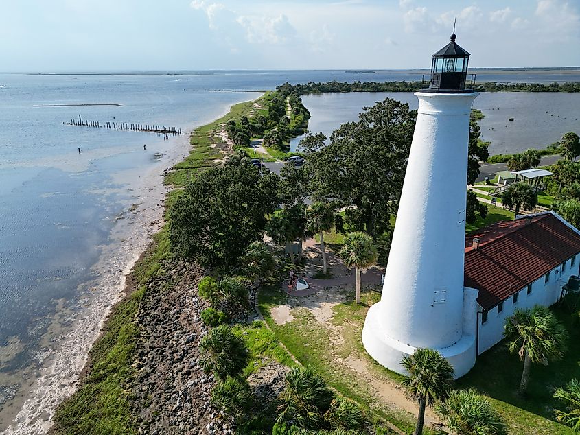 St Mark's Lighthouse - St. Marks, Florida.