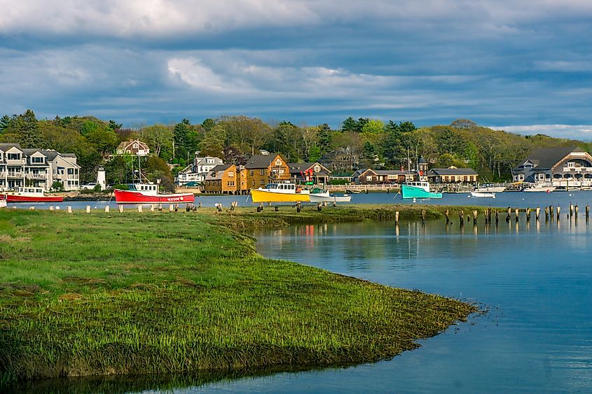 View from St Anthony's Monastery garden, Kennebunkport, Maine