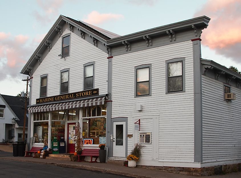 Marine General Store in Marine on St. Croix, Minnesota, United States.