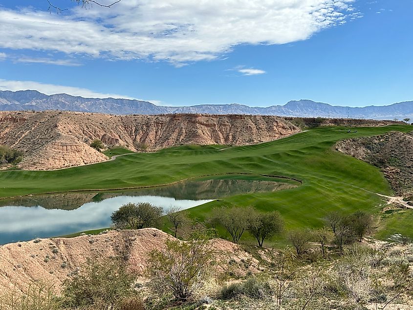 Wolf Creek Golf Course in Mesquite, Nevada