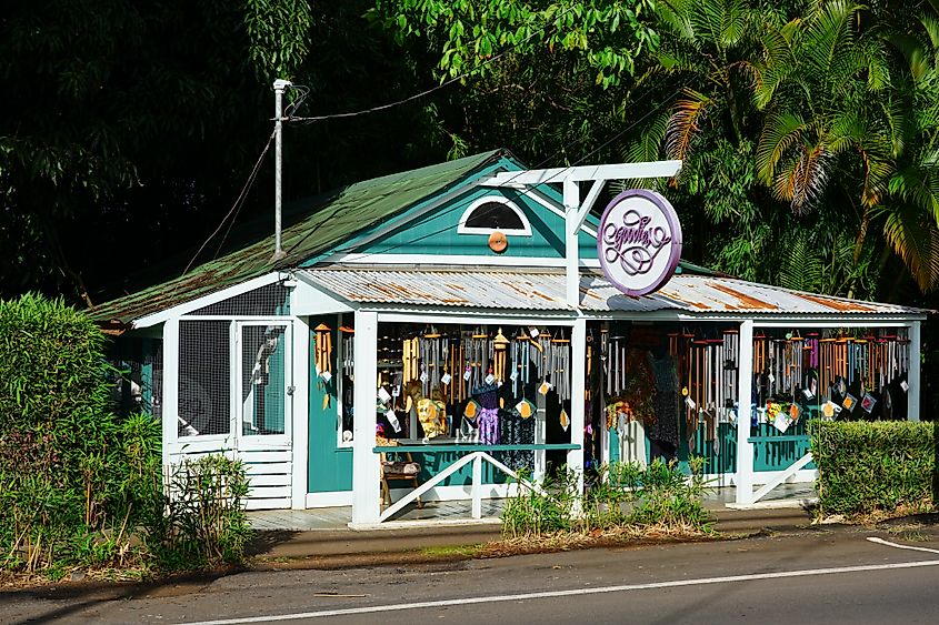  Located on the slope of the Haleakala volcano, the town of Makawao. Editorial credit: EQRoy / Shutterstock.com