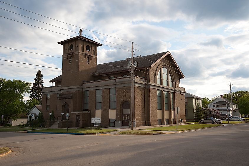 A church in Valley City, North Dakota