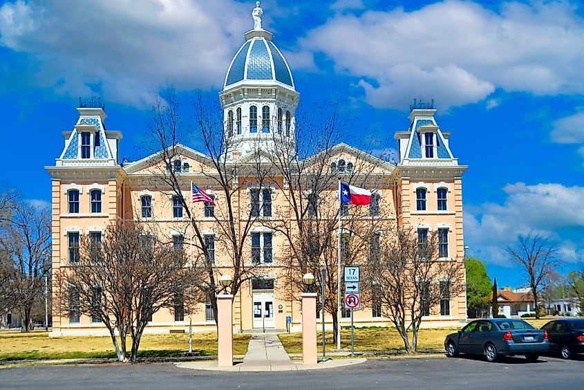 Presidio County Courthouse in Marfa, Texas.