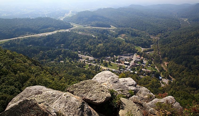 Cumberland Gap View from Pinnacle Overlook in Kentucky