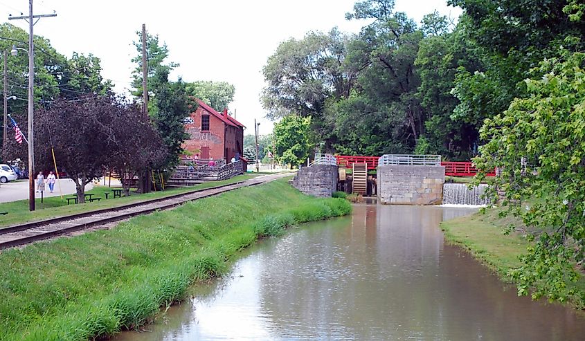 Whitewater canal Metamora, Indiana