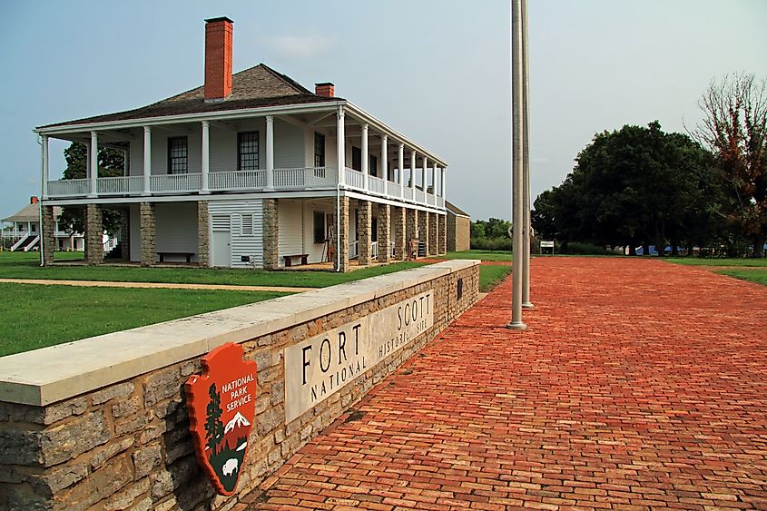 Historic Fort Scott, Kansas.