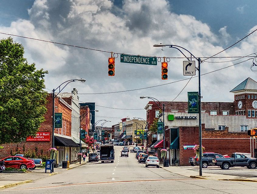 Downtown Mount Airy, North Carolina