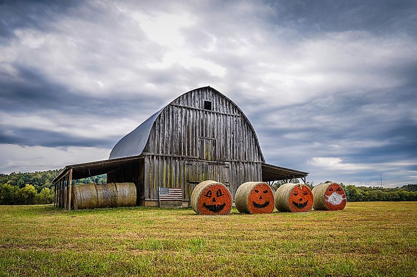 Smith Barn near Marshall in Arkansas.