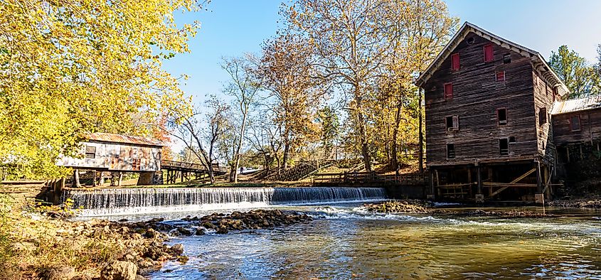 The Kymulga Grist Mill in Childersburg, Alabama