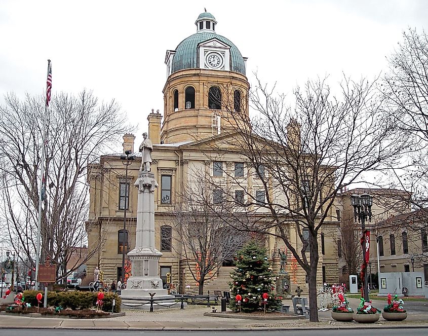 Tuscarawas County Courthouse in New Philadelphia, Ohio