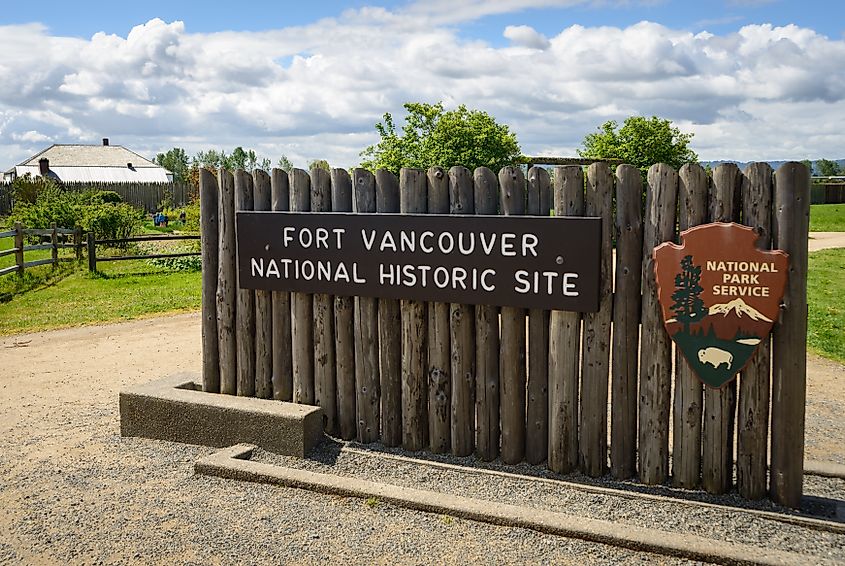 Welcome Sign at Fort Vancouver National Historic Site