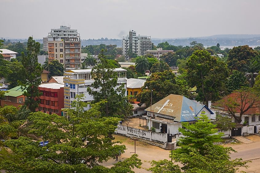 City Center of Kinshasa - the capital of DRC