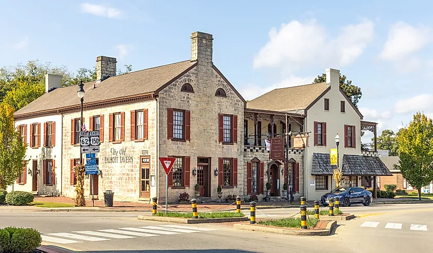Old Talbott Tavern in Bardstown, Kentucky.
