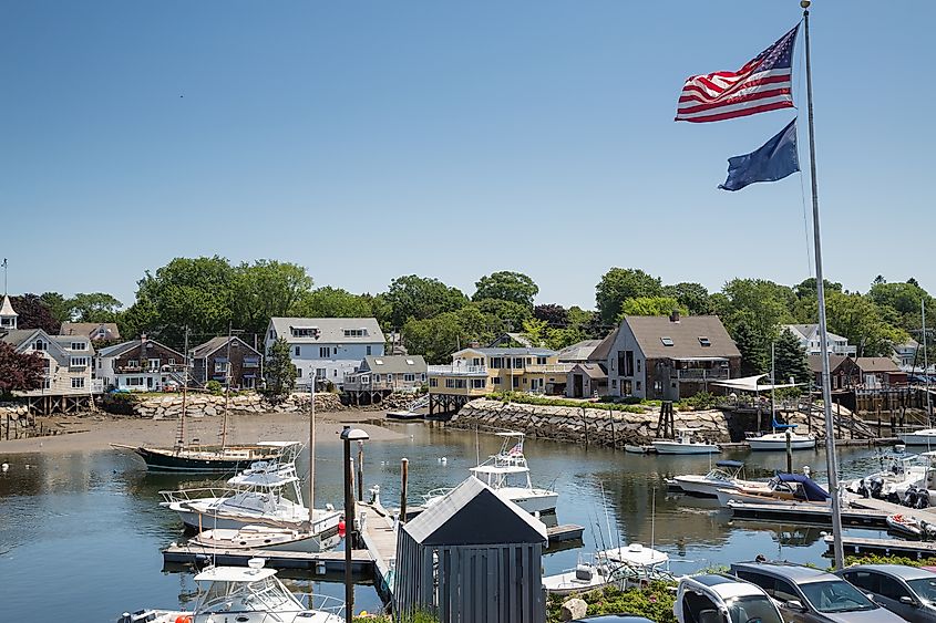 The marina in Kennebunkport, Maine