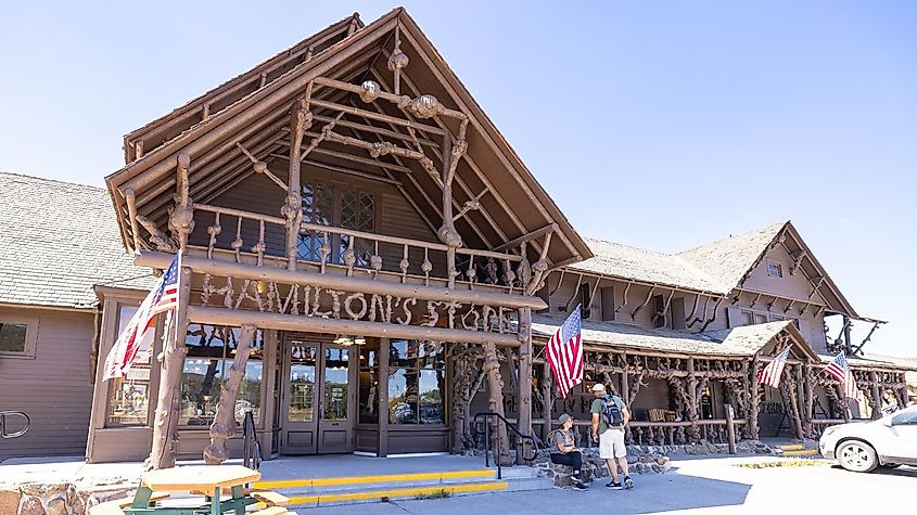 The Old Faithful General Store at Yellowstone National Park.