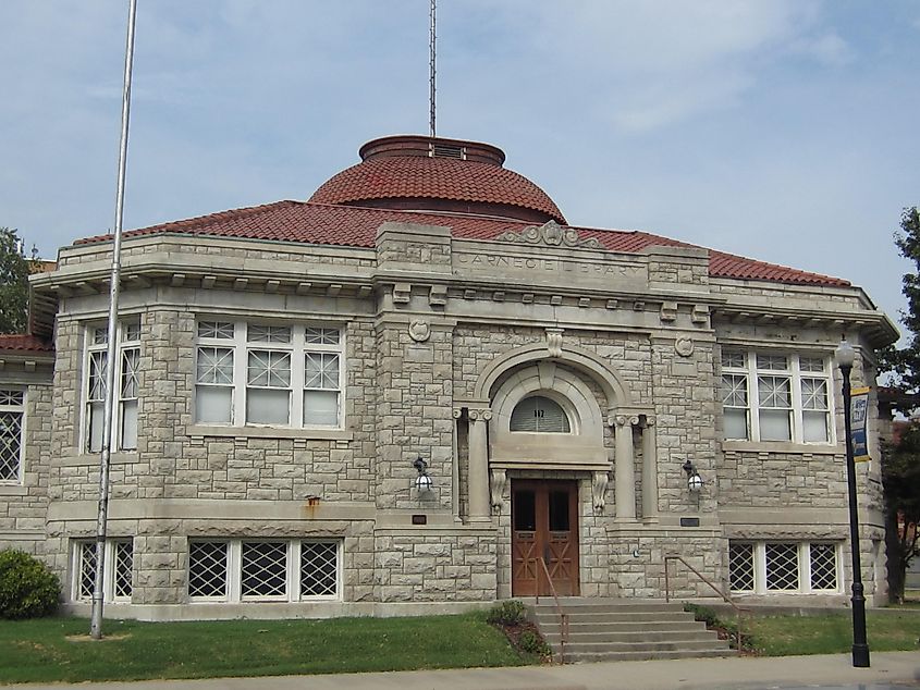 The Parsons Carnegie Arts Center in Parsons, Kansas.