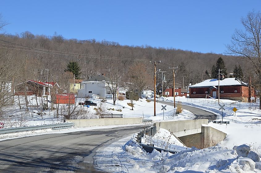 Homes in Gallitzin, Pennsylvania.