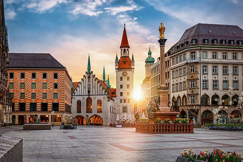 The old town of Munich, Germany.