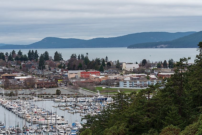 The marina at Anacortes, Washington