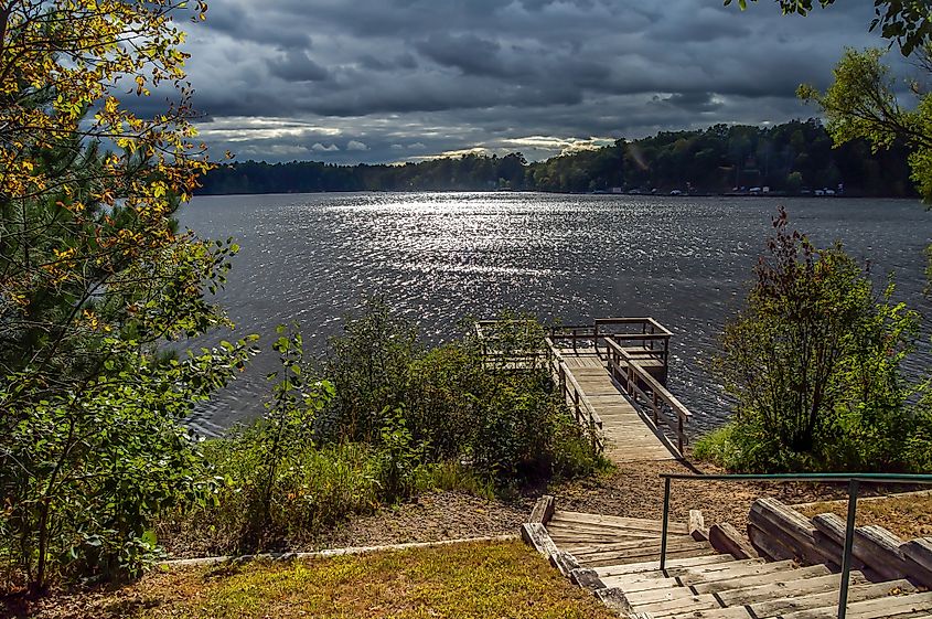 Sibley Lake near Pequot Lakes, Minnesota