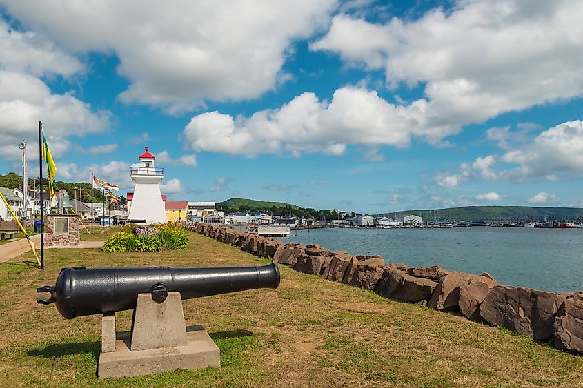 Waterfront Park in Digby, Nova Scotia.