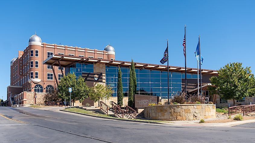 Chickasaw Visitor Center in Sulphur, Oklahoma.