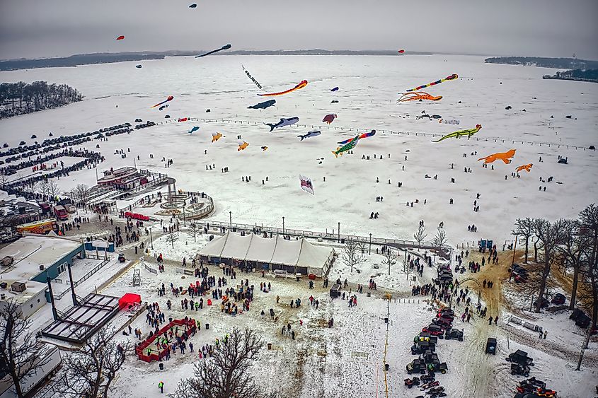 Okoboji Winter Games at Arnold's Park.