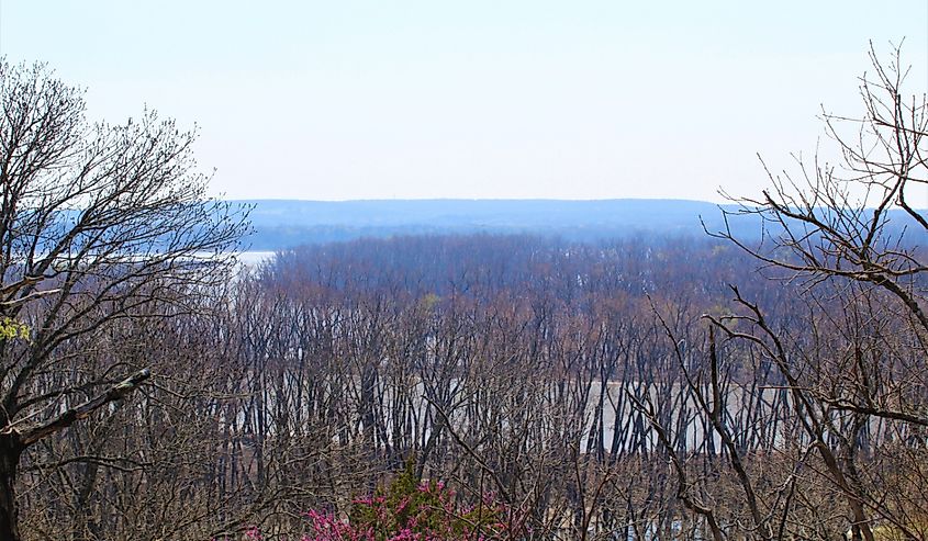 This picture was taken on the Elk River Hiking Trail located near Independence, Kansas.