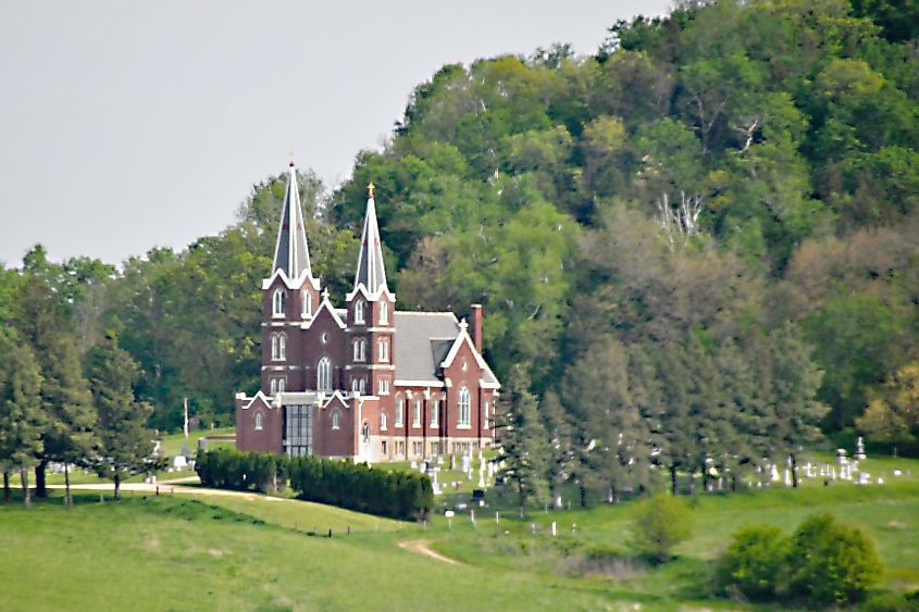 St. John's Lutheran Church, part of the Evangelical Lutheran Church in America and the Southeastern Iowa Synod.