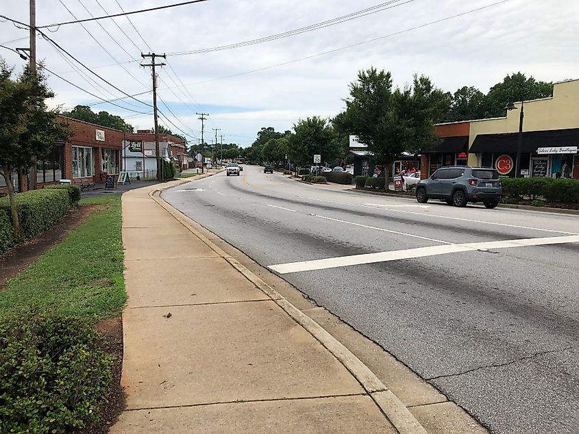 U.S. Route 276 in Travelers Rest, South Carolina.