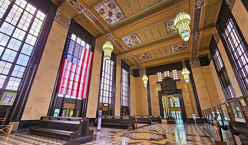 Interior of The Durham Museum