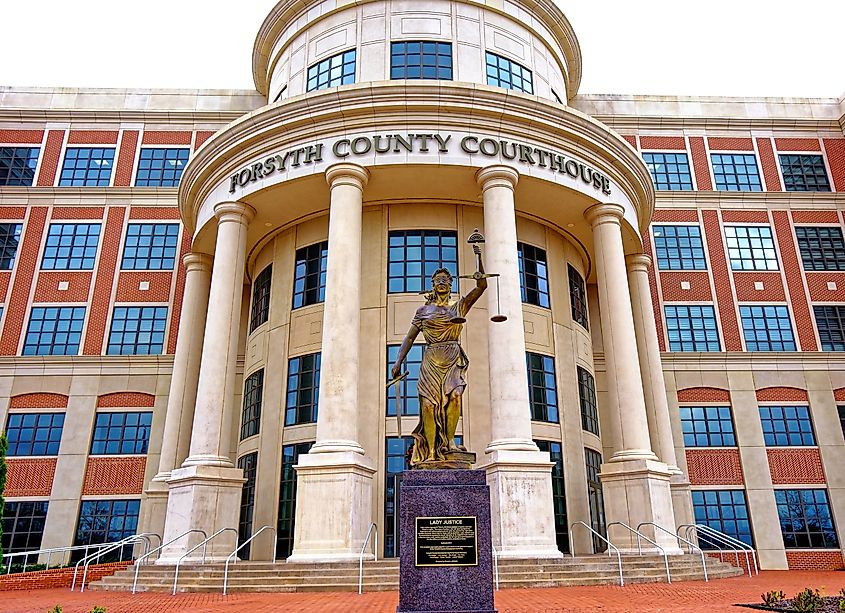 Forsyth County Courthouse.