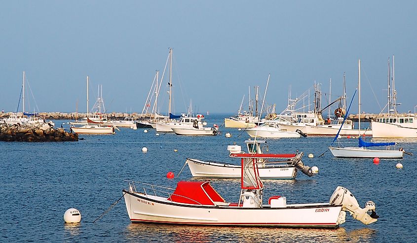 The harbor in Rye, New Hampshire. Image credit James Kirkikis via Shutterstock