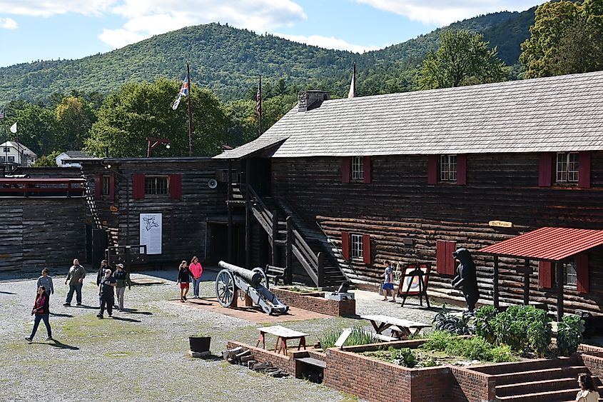 Fort William Henry in Lake George, New York.