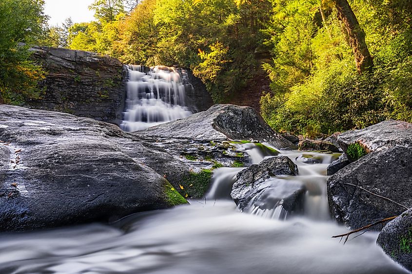 This mountain park is located nine miles north of Oakland, Maryland and contains some of Maryland's most breathtaking scenery.