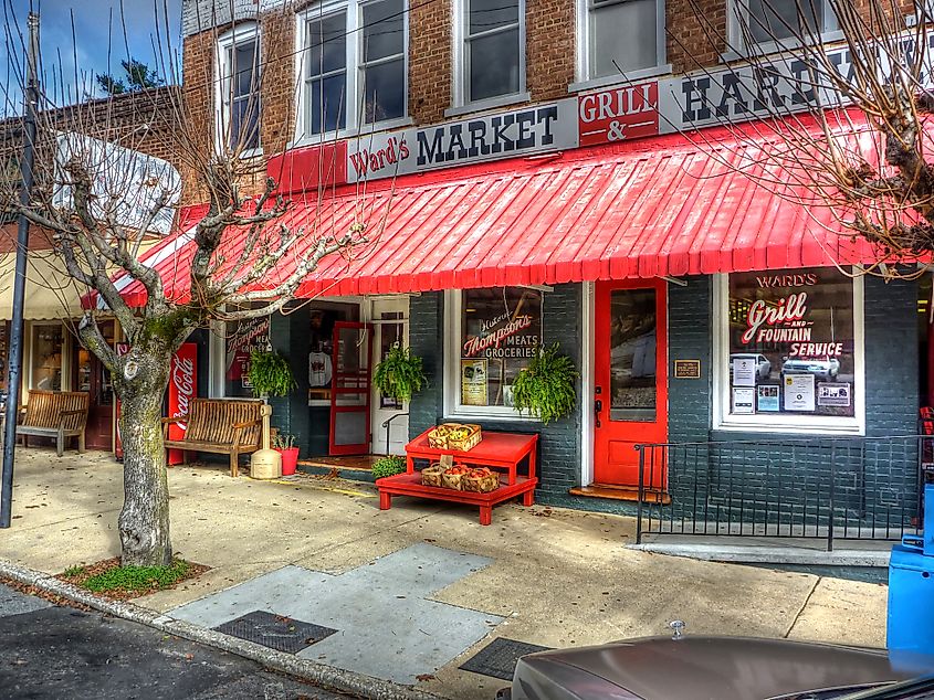 Ward's Market in Saluda, North Carolina.