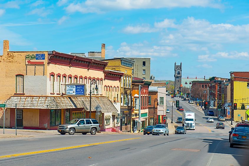 Downtown Malone, New York