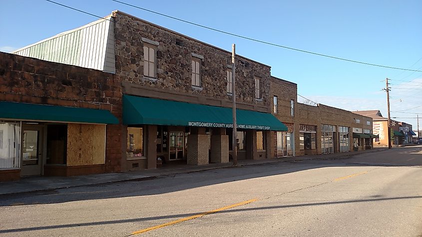 Streetside view in Mt. Ida, Arkansas