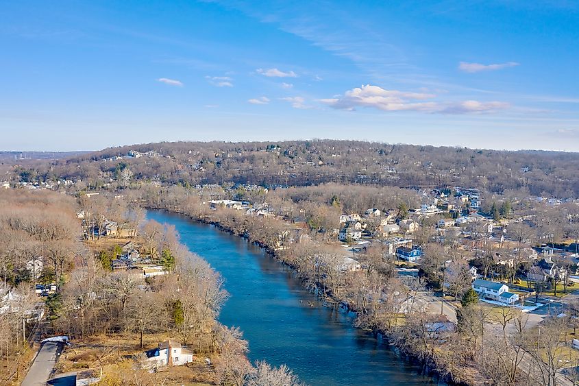 Aerial of Fairfield, New Jersey.