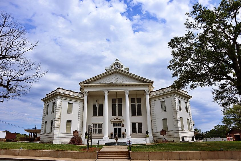 The Historic 1910 Vernon Parish Courthouse taken in Leesville, Louisiana